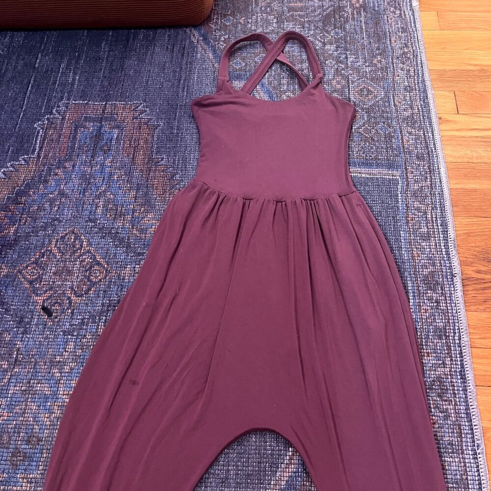 Imbodhi jumpsuit in “Eggplant color" Size Small